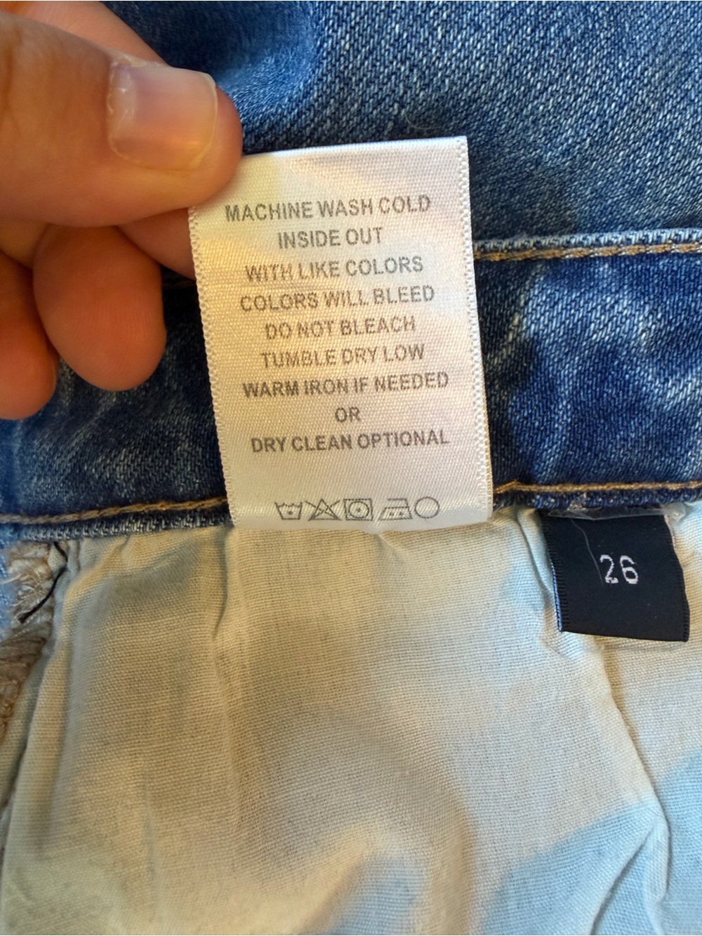 Flying Monkey On Target - Super High Rise Wide Leg Jeans Style #F5922 Size 26 - Picture 8 of 8